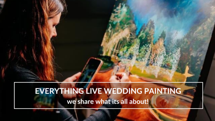 Everything live wedding painting