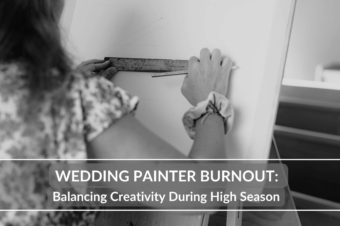 Wedding Painter Burnout: Balancing Creativity During High Season
