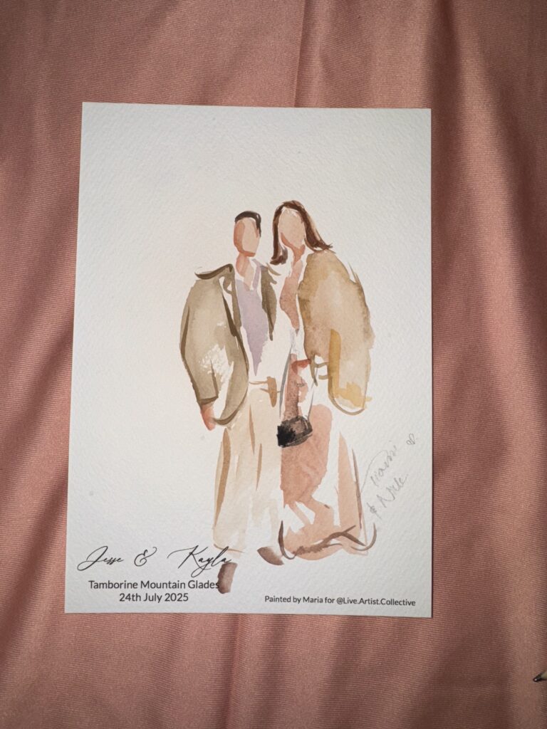 Live guest portraits maria