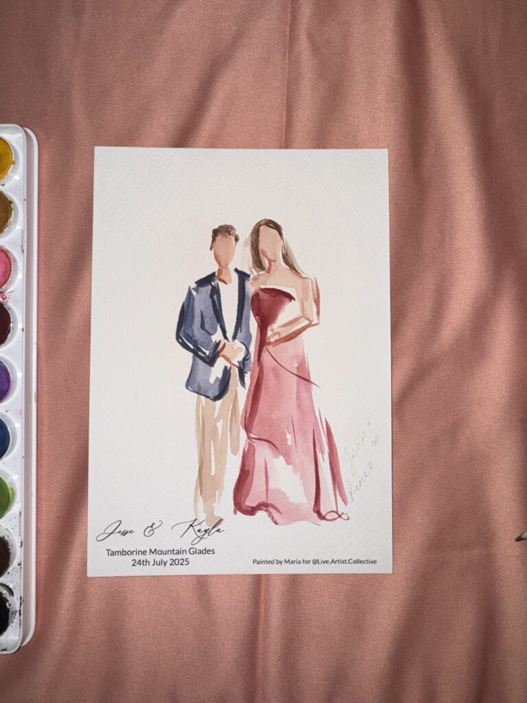 live guest portraits - tamborine mountain glades