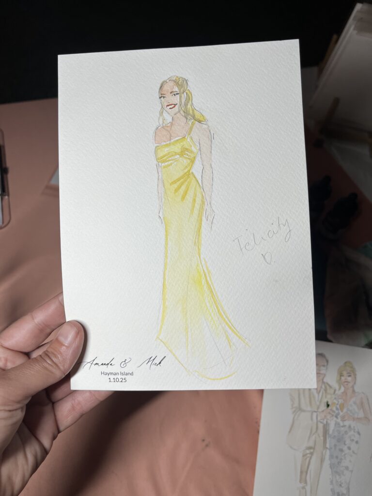 Live guest portraits