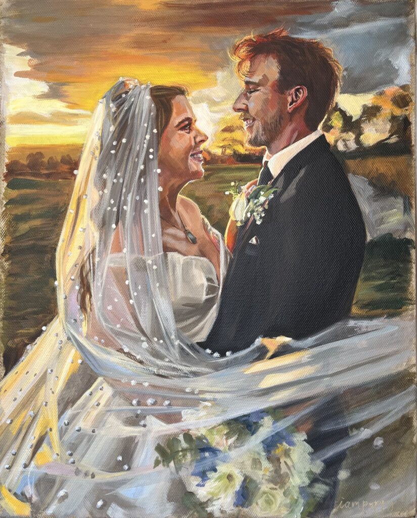 Studio portrait - wedding portrait