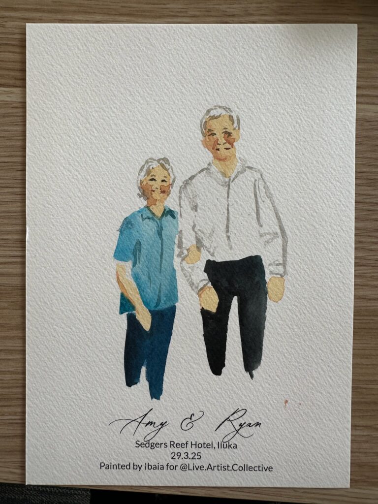 Live guest portraits