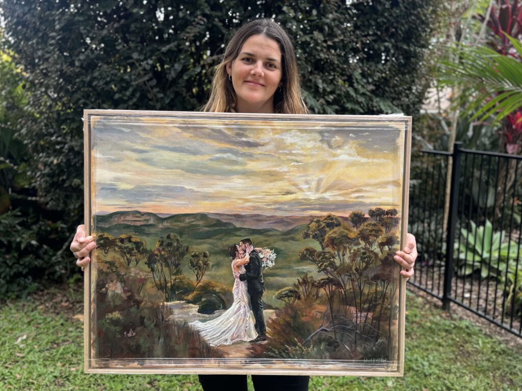 Acrylic portrait large